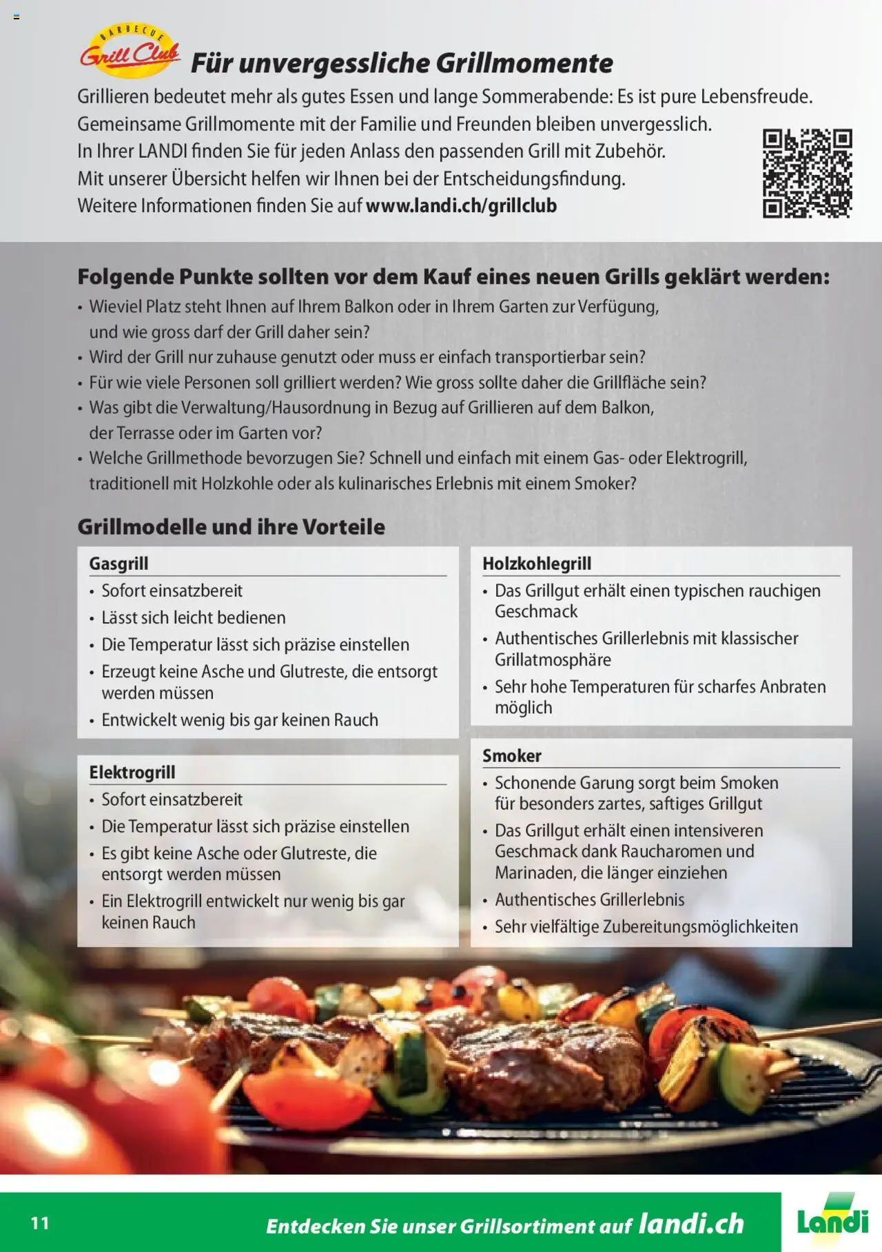 Landi Aktionen BBQ Grill Club ab 04.02.2025 | Seite: 11 | Produkte: Grill
