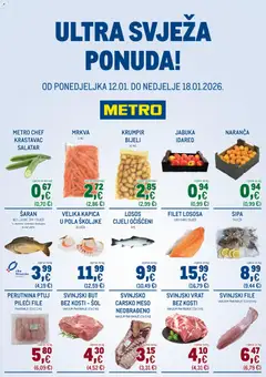 Metro - Ultra svježa ponuda - Pregled kataloga iz trgovine Metro, vrijedi od 12.01.2026