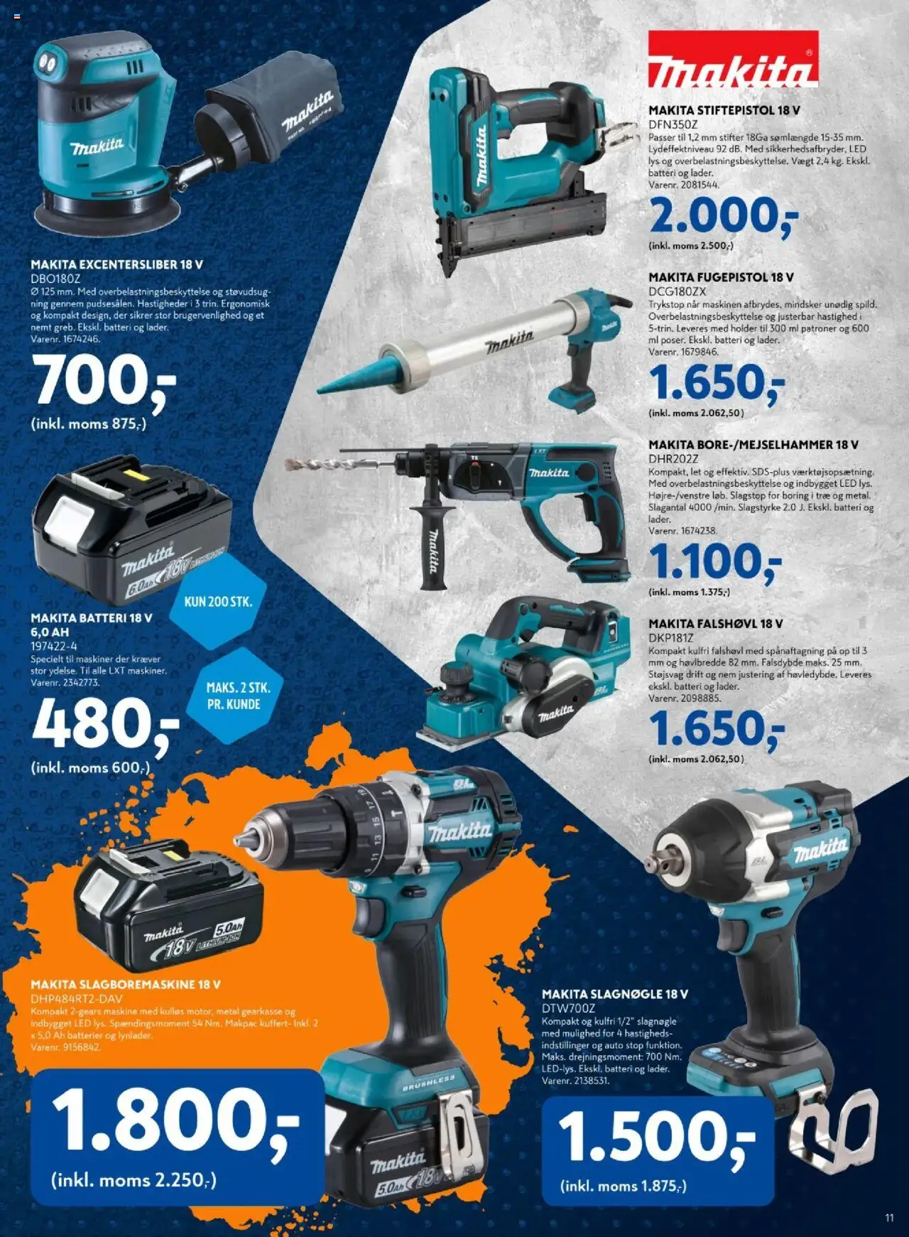 Davidsen tilbudsavis – gyldig fra 12.09.2025 | Side: 11 | Produkter: Batterier, Kuffert, Batteri