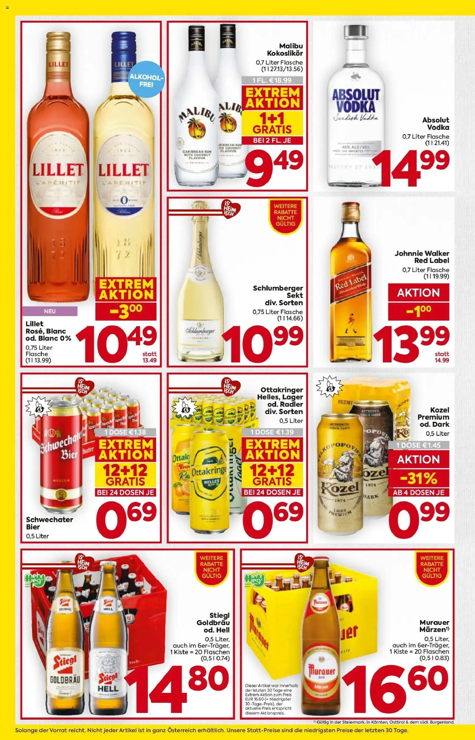 Billa - BILLA: Flugblatt gültig bei BILLA & BILLA PLUS gültig ab 22.04.2026 | Seite: 14 | Produkte: Bier