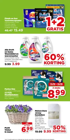 Plus folder week 11 - Voorbeeld van een folder van Plus, geldig van 11.03.2026 | Pagina: 39 | Producten: Wasmiddel, Kan, Fles, Mand