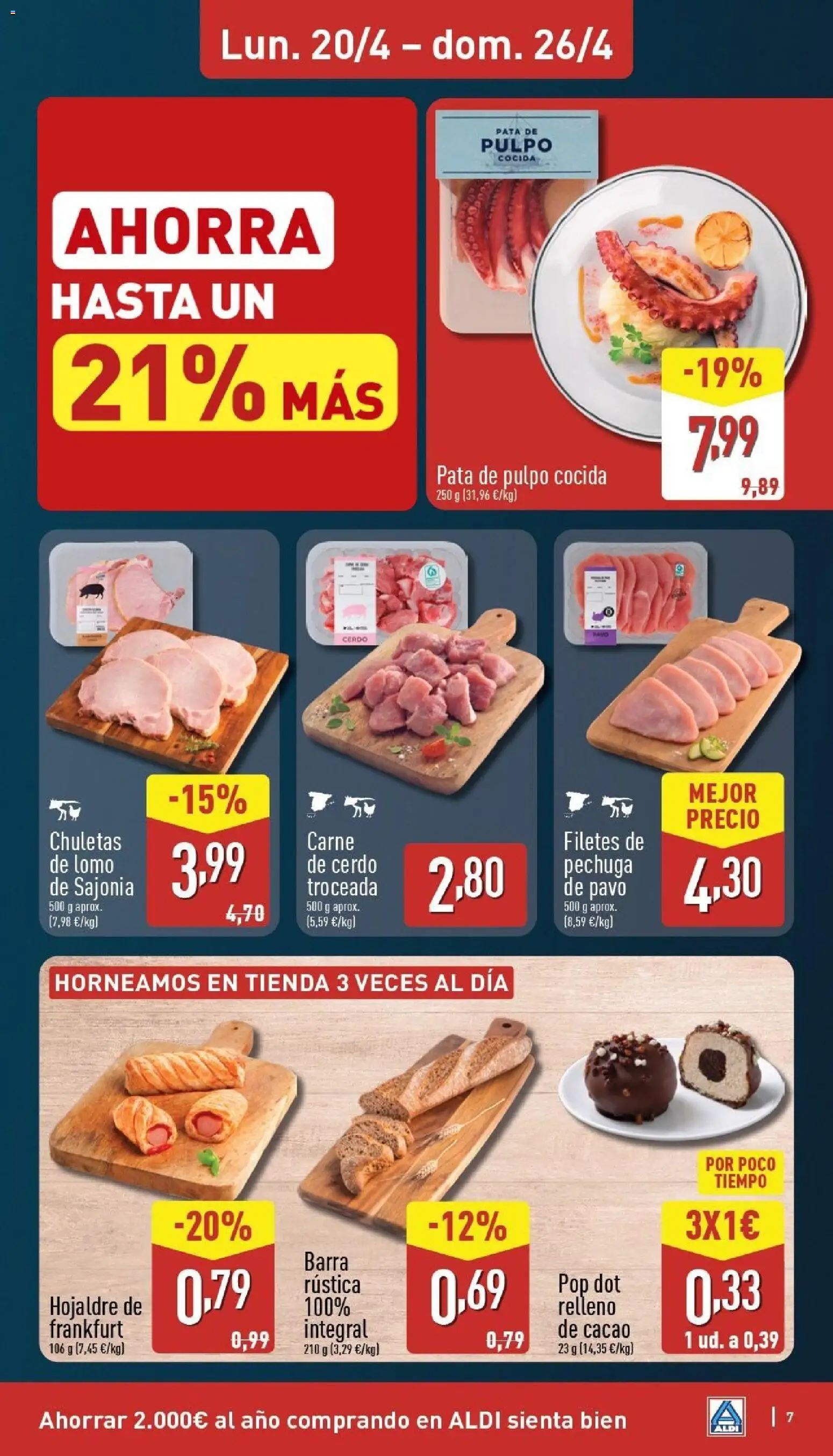 Aldi folleto Península │ válido desde el 20.04.2026 | Página: 7