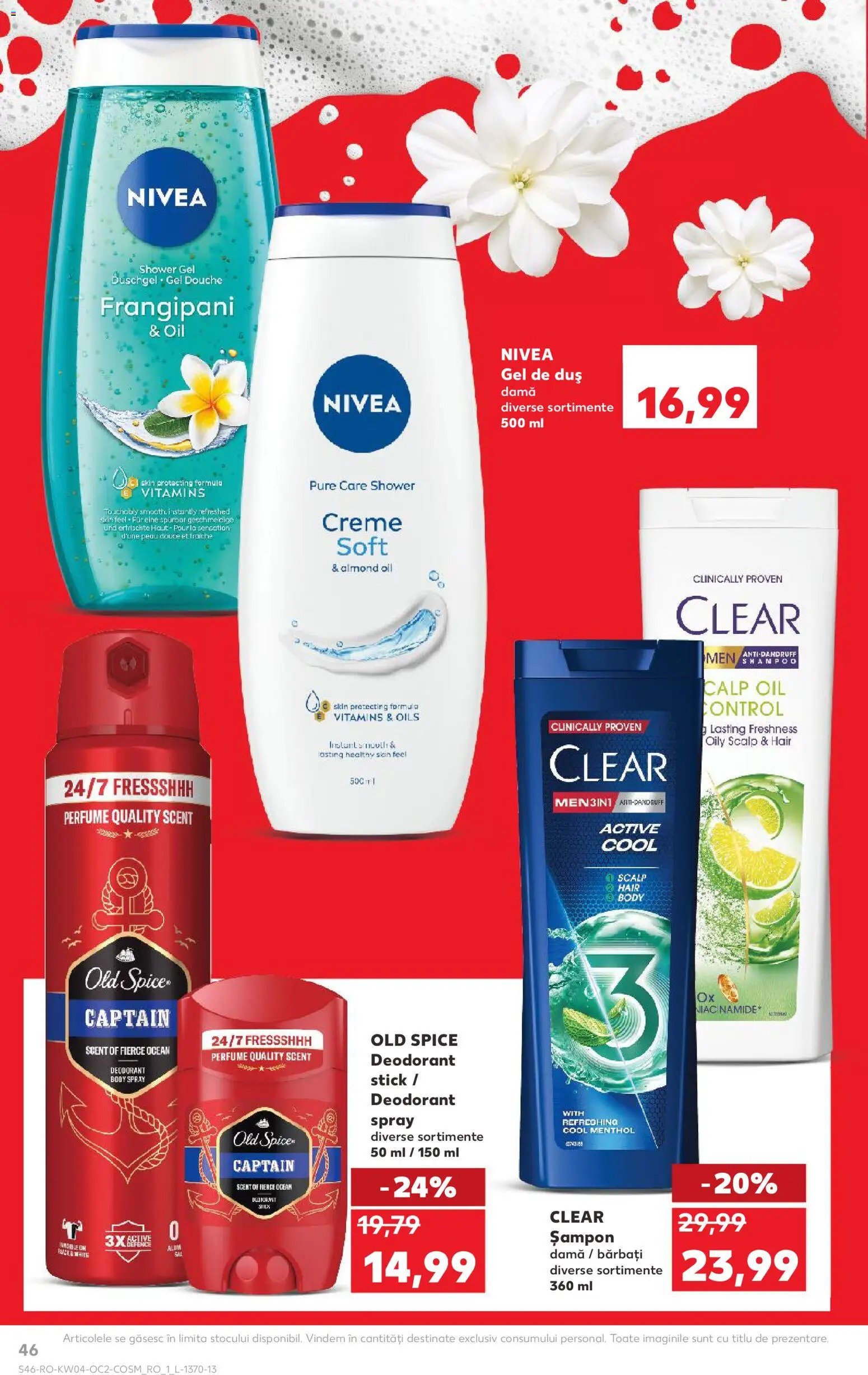 Noul catalog Kaufland – valabil de la 21.01.2026 | Pagină: 46 | Produse: Kısırlaştırılmış Kedi Maması, Body, Simit, Gel de duș