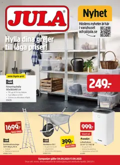 Jula - erbjudanden - Förhandsvisning av reklamblad från butik Jula aktuell från 04.09.2025