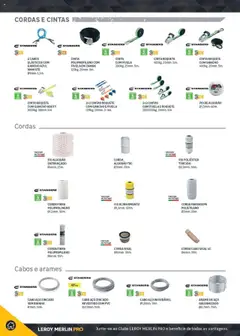 Pré-visualização Leroy Merlin Catálogo válido de 18.11.2024 | Página: 402 | Produtos: Cabo, Algodão, Corda, Gancho