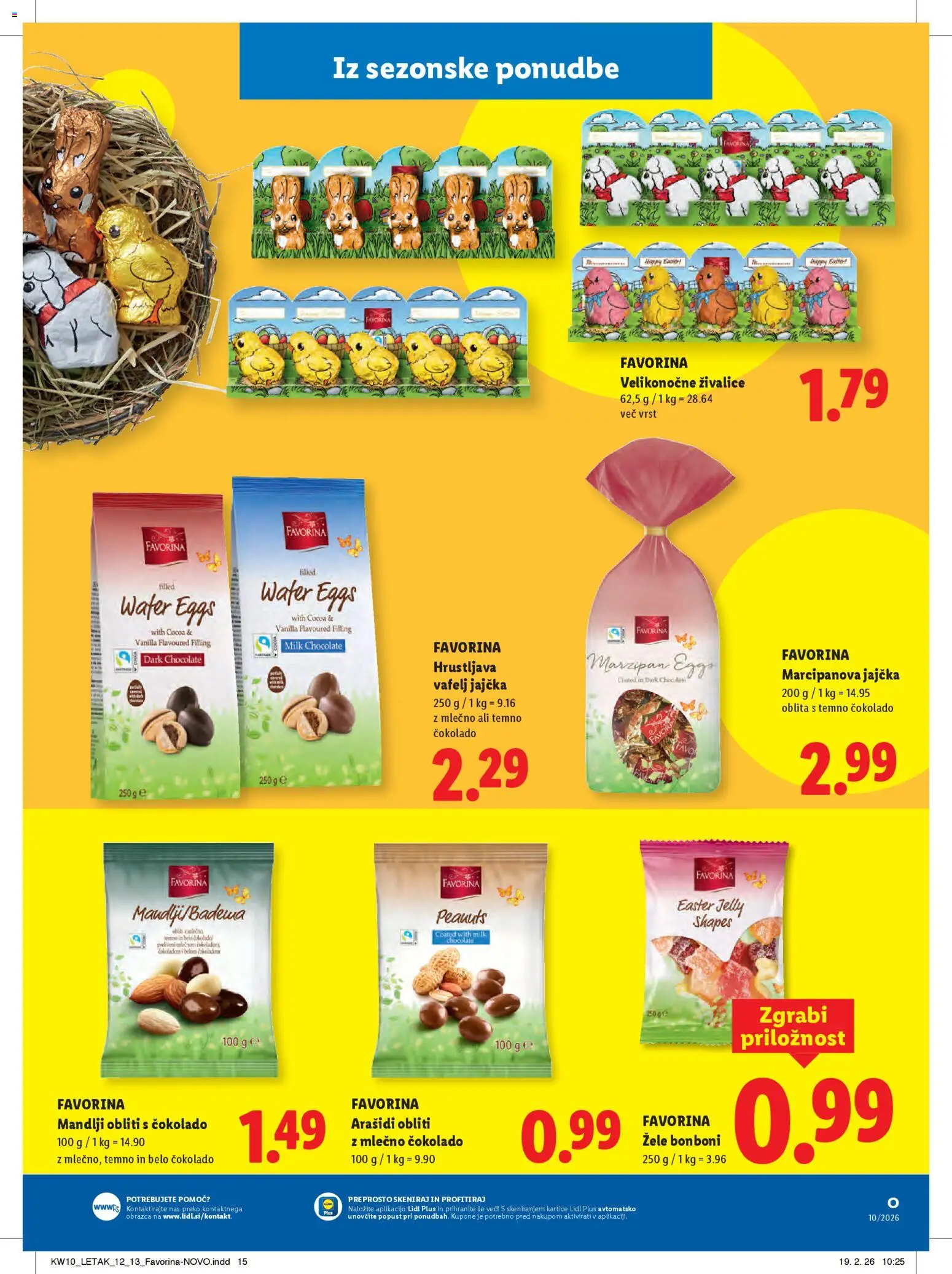 Novi Lidl katalog ponudbe – veljaven od 05.03.2026 | Stran: 27 | Izdelki: Bonboni, Arašidi, Mandlji