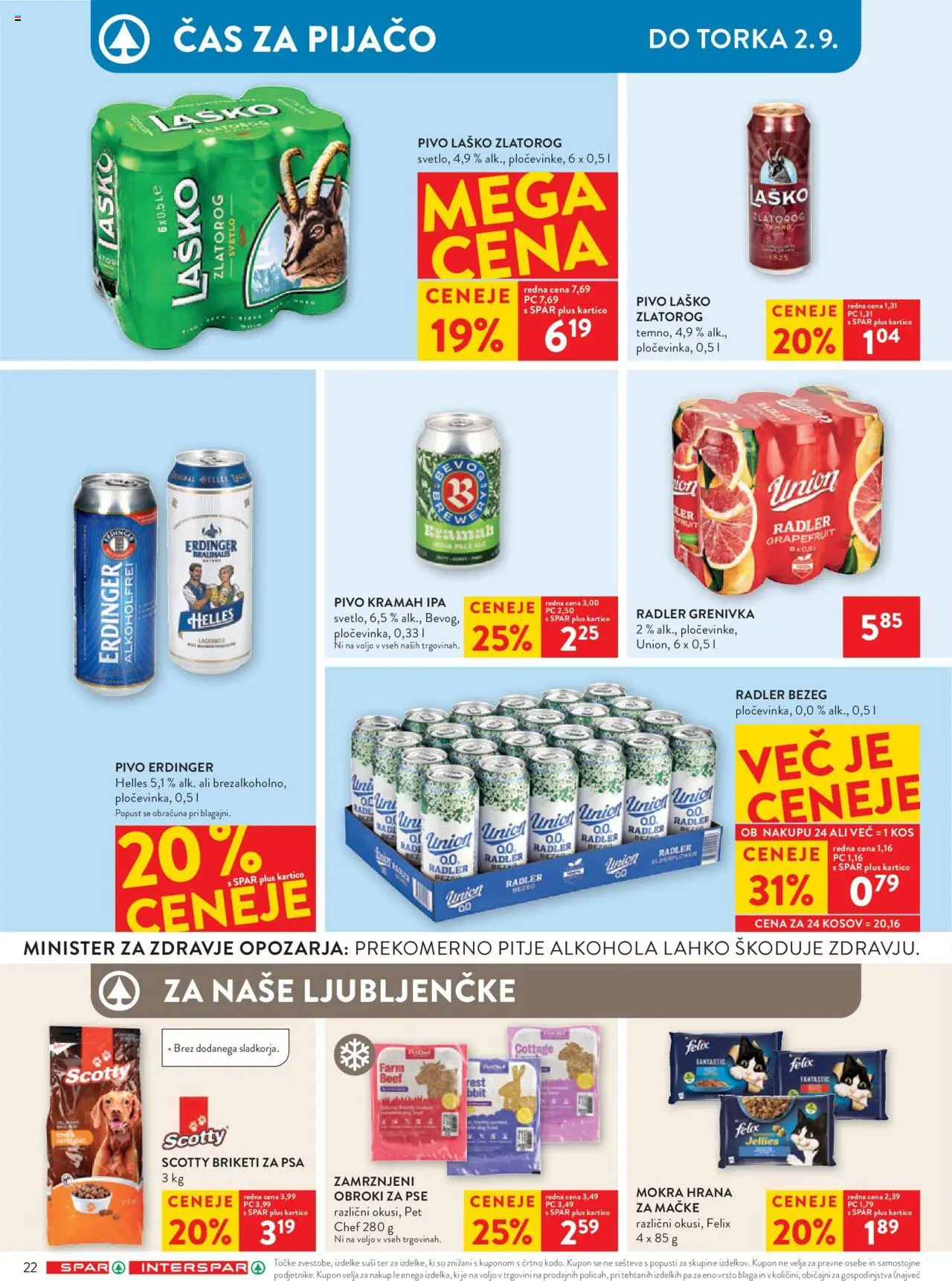 Spar katalog 35/25 │ velja od 27.08.2025 | Stran: 28 | Izdelki: Kos, Suši, Pivo, Grenivka