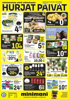 Minimani-mainoslehti voimassa 20.02.2026 alkaen