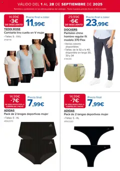 Costco catálogo │ válido desde el 01.09.2025 | Página: 11 | Productos: Bragas