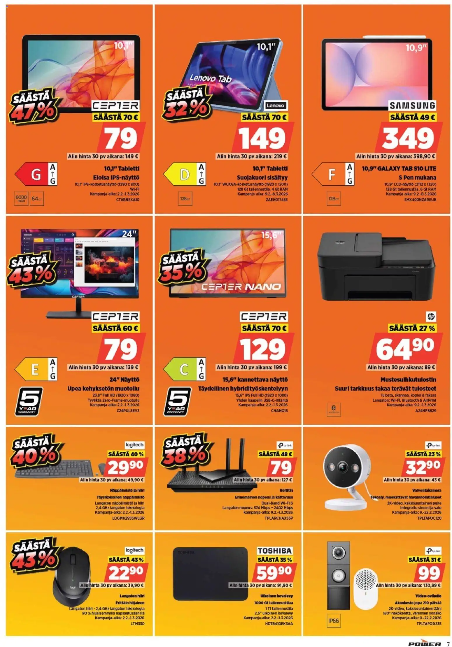 Power - POWER HINTAAN Viikon mainoslehti – voimassa 12.02.2026 alkaen | Sivu: 7