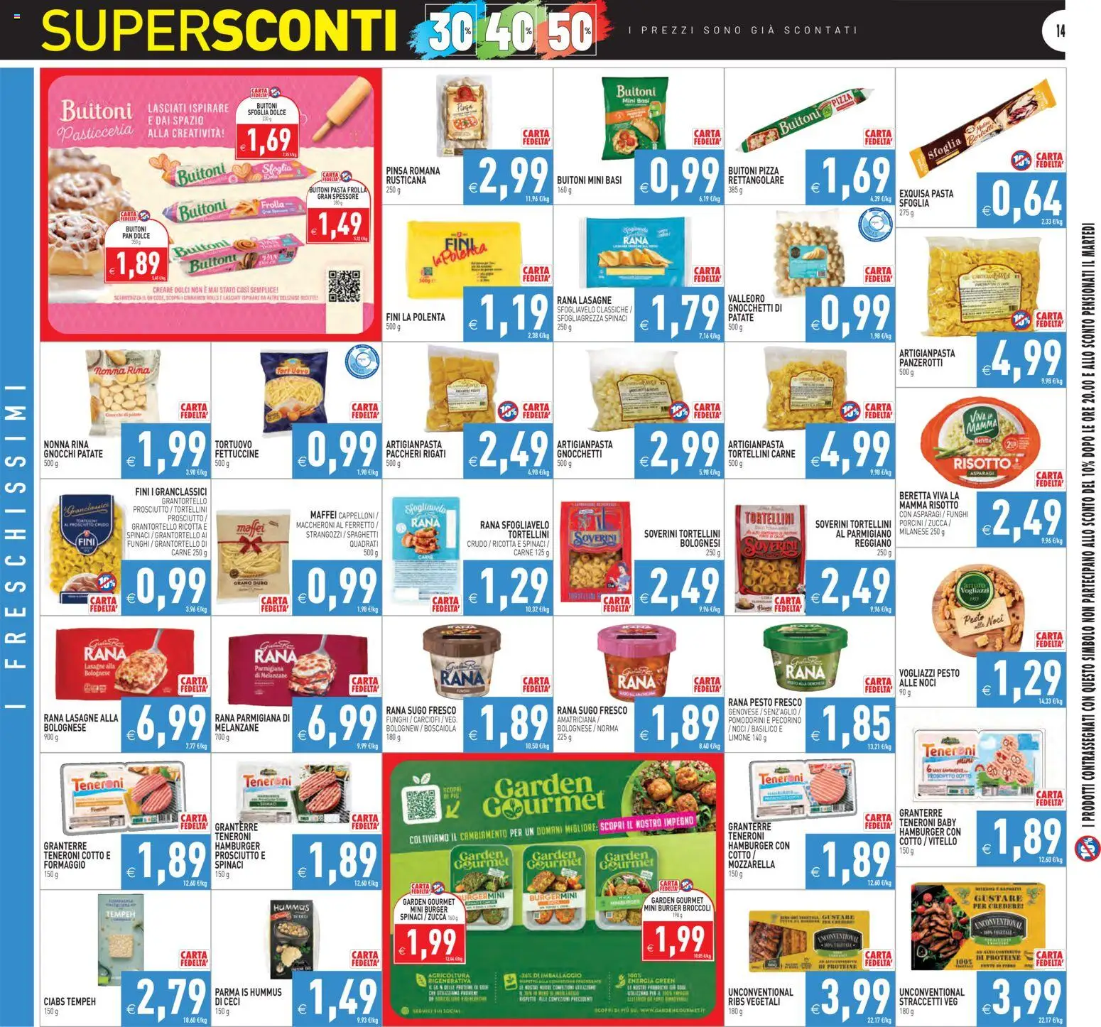 Volantino PIM Supermercati del 07.11.2025 | Pagina: 14 | Prodotti: Ceci, Limone, Noci, Gnocchetti