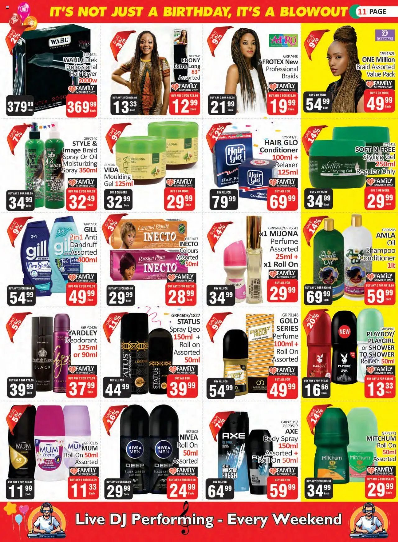 New KIT KAT Cash & Carry catalogue – valid from 25.09.2025 | Page: 11 | Products: Braids, Conditioner, Antiperspirant, Relaxer