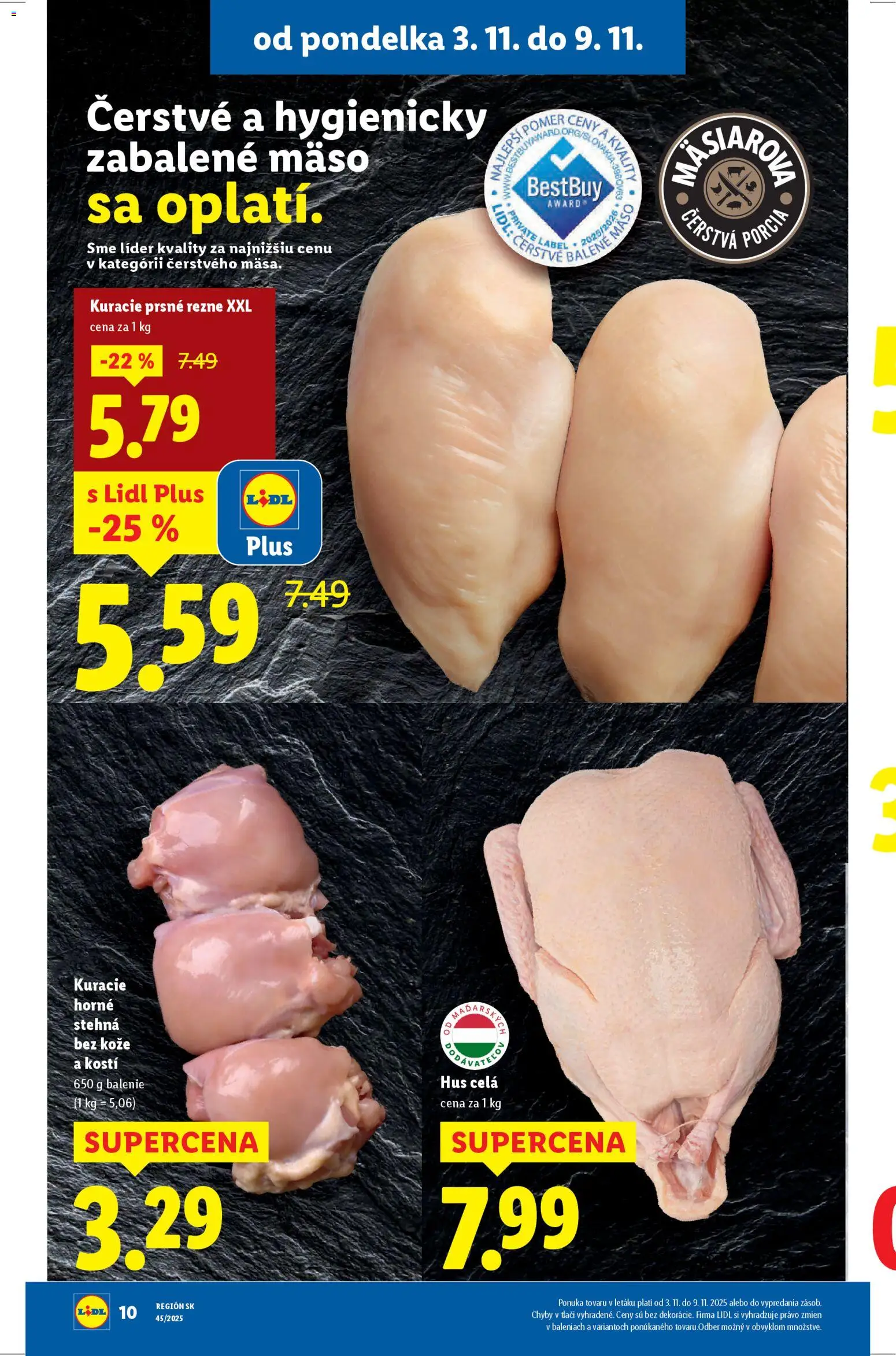 Nové Lidl akcie – leták je platný od 06.11.2025 | Strana: 46 | Produkty: Hus