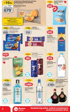 Auchan akciós ujság - amely érvényes a következő dátumtól: 31.07.2025 | Oldal: 8 | Termékek: Chips, Ásványvíz, Tészta, Ananász
