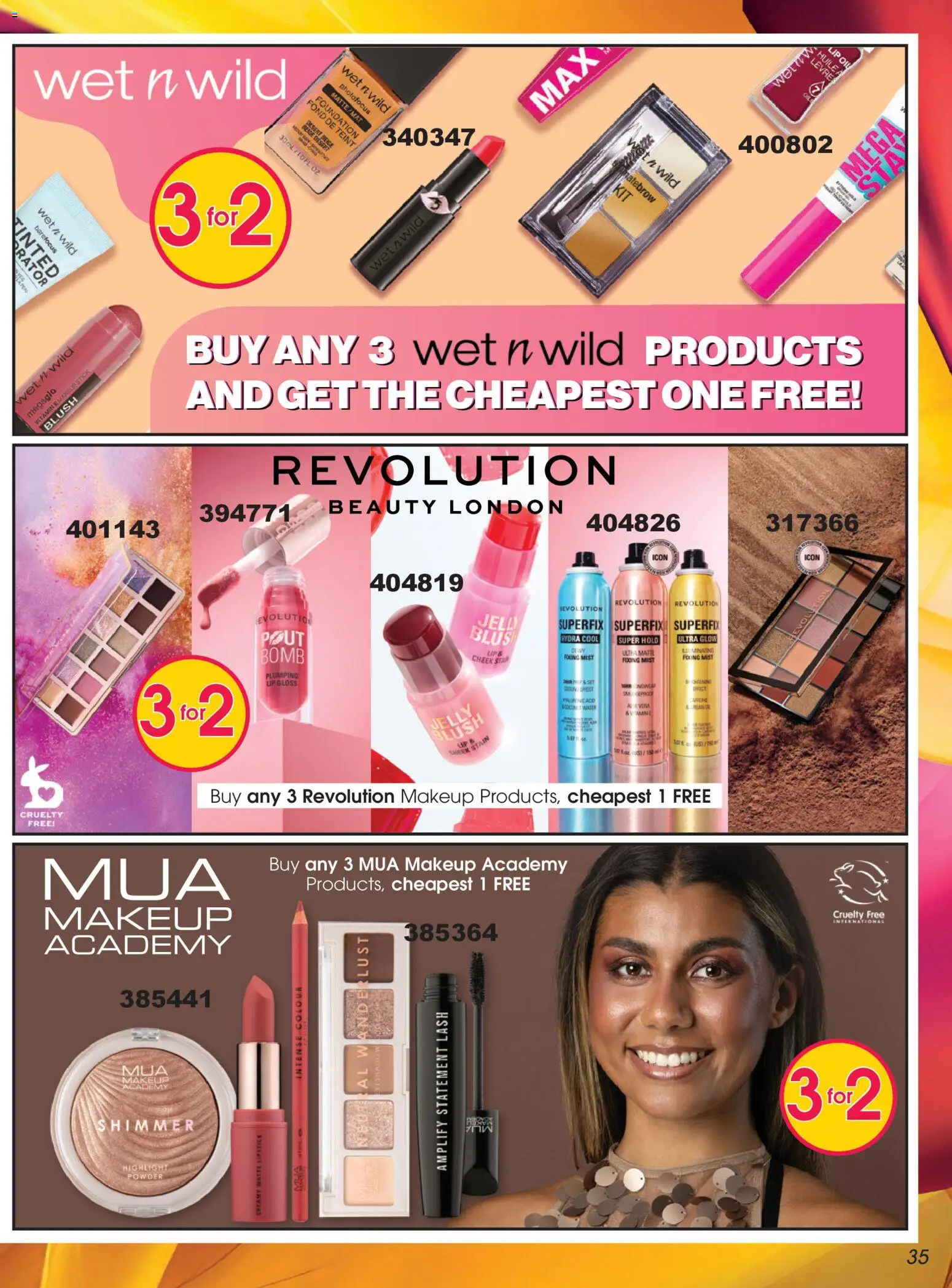 New Clicks catalogue – valid from 25.03.2026 | Page: 35 | Products: Gloss, Mascara, Lipstick, Lip gloss