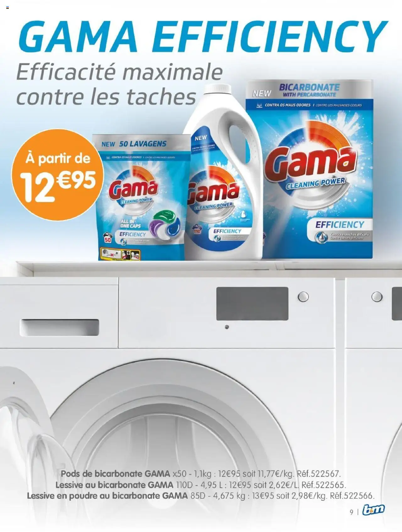{H1} | Page: 9 | Produits: Poudre, Lessive en poudre, Lessive