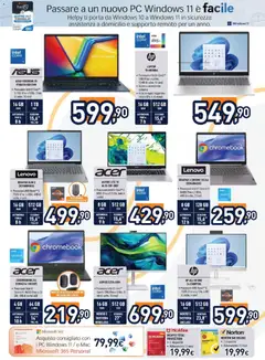 Anteprima del volantino Volantino Unieuro	 valido a partire dal 13.02.2026 | Pagina: 13 | Prodotti: Laptop, PC, Mouse, Tastiera