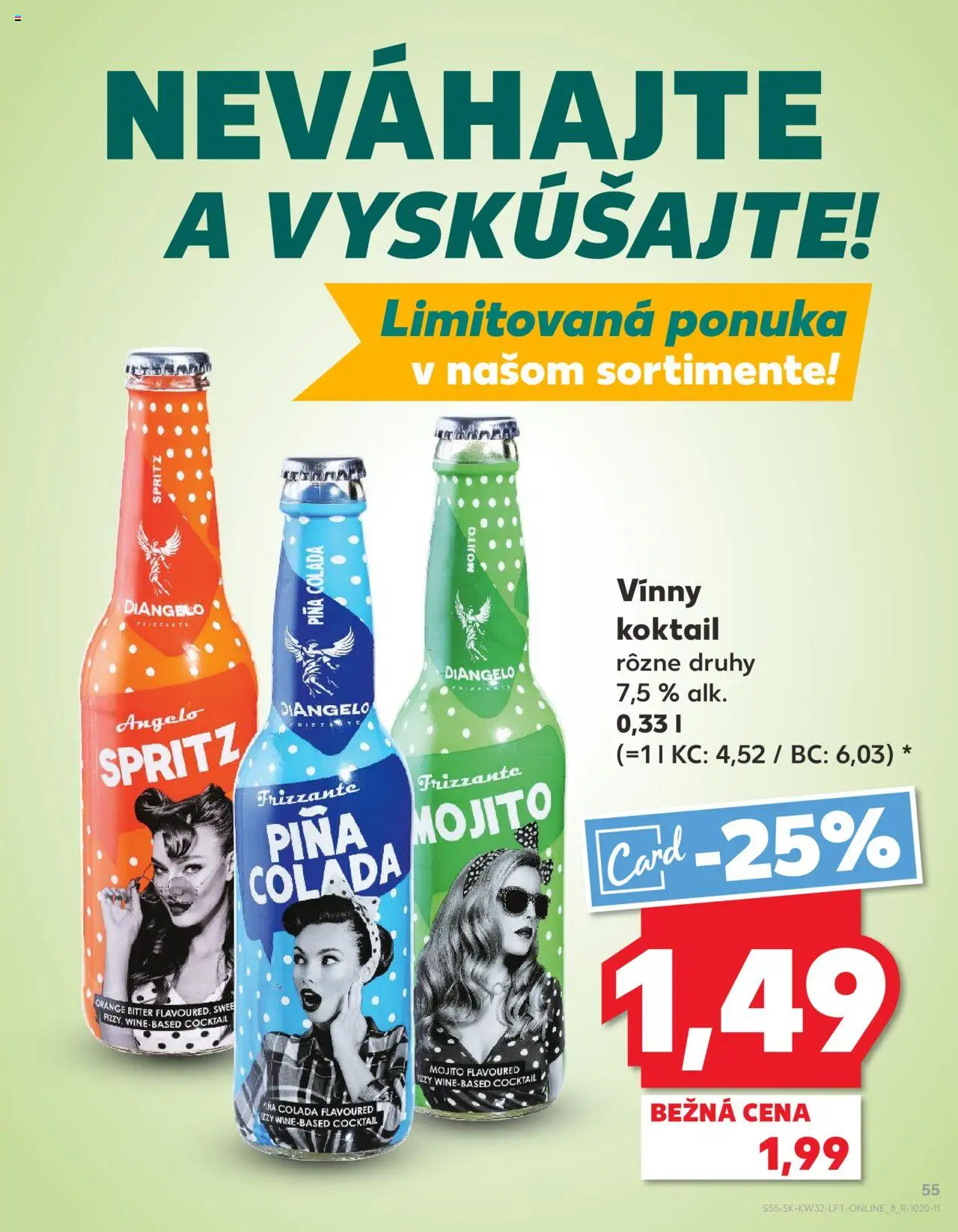 Kaufland SK akciós ujság - amely érvényes a következő dátumtól: 07.08.2025 | Oldal: 55