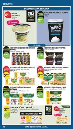 Pré-visualização Pingo Doce folheto válido de 14.04.2026 | Página: 20 | Produtos: Aveia, Iogurte, Kiwi, Iogurte liquido