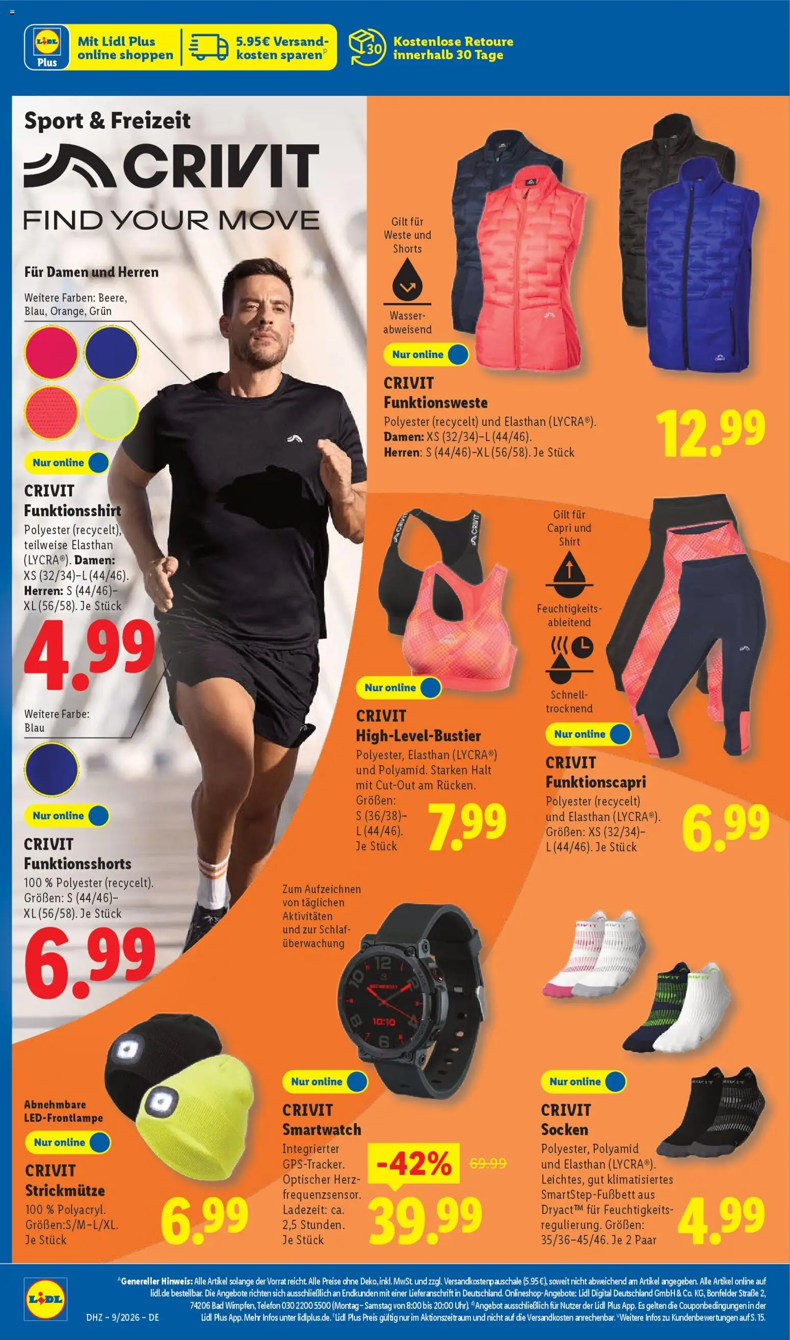 Lidl Prospekt Grimma – gültig ab 23.02.2026 | Seite: 38 | Produkte: Bad, Wasser, Socken, Telefon