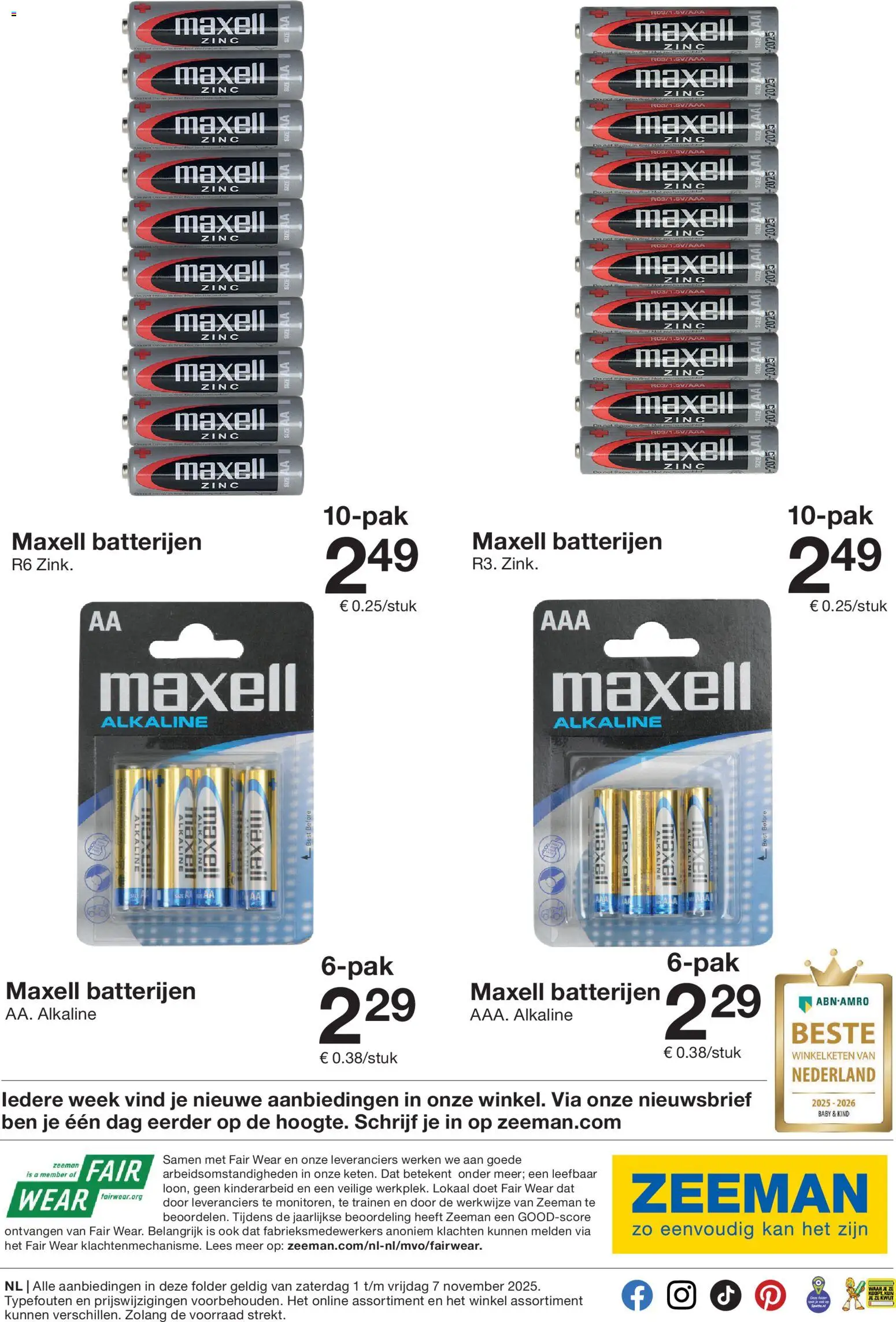 {H1} | Pagina: 25 | Producten: Kan, Batterijen