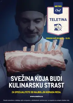 Metro ponuda Teletina - pregled Metro kataloga - važi od 01.03.2026