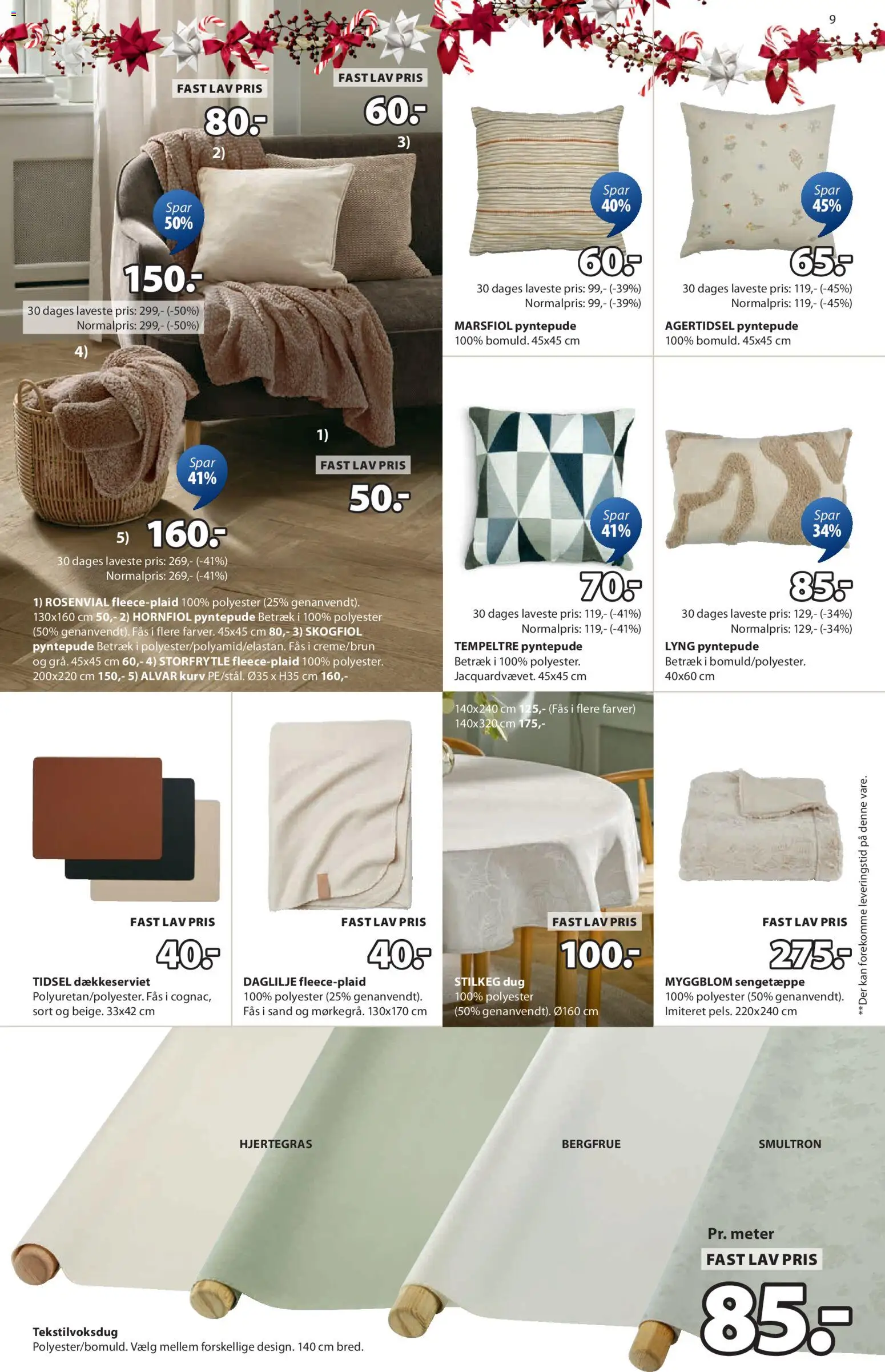 JYSK tilbudsavis – gyldig fra 17.12.2025 | Side: 9 | Produkter: Kurv