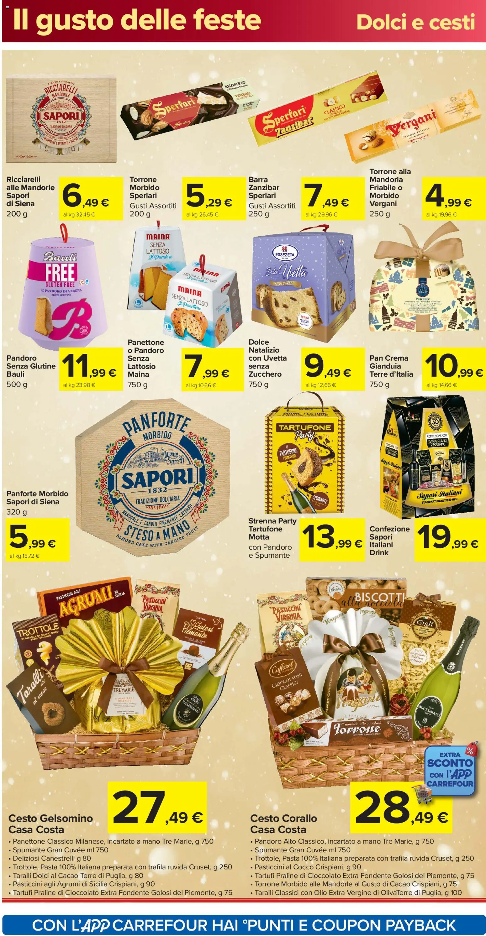 Volantino Carrefour del 16.12.2025 | Pagina: 4 | Prodotti: Crema, Pasta, Nocciole, Cacao