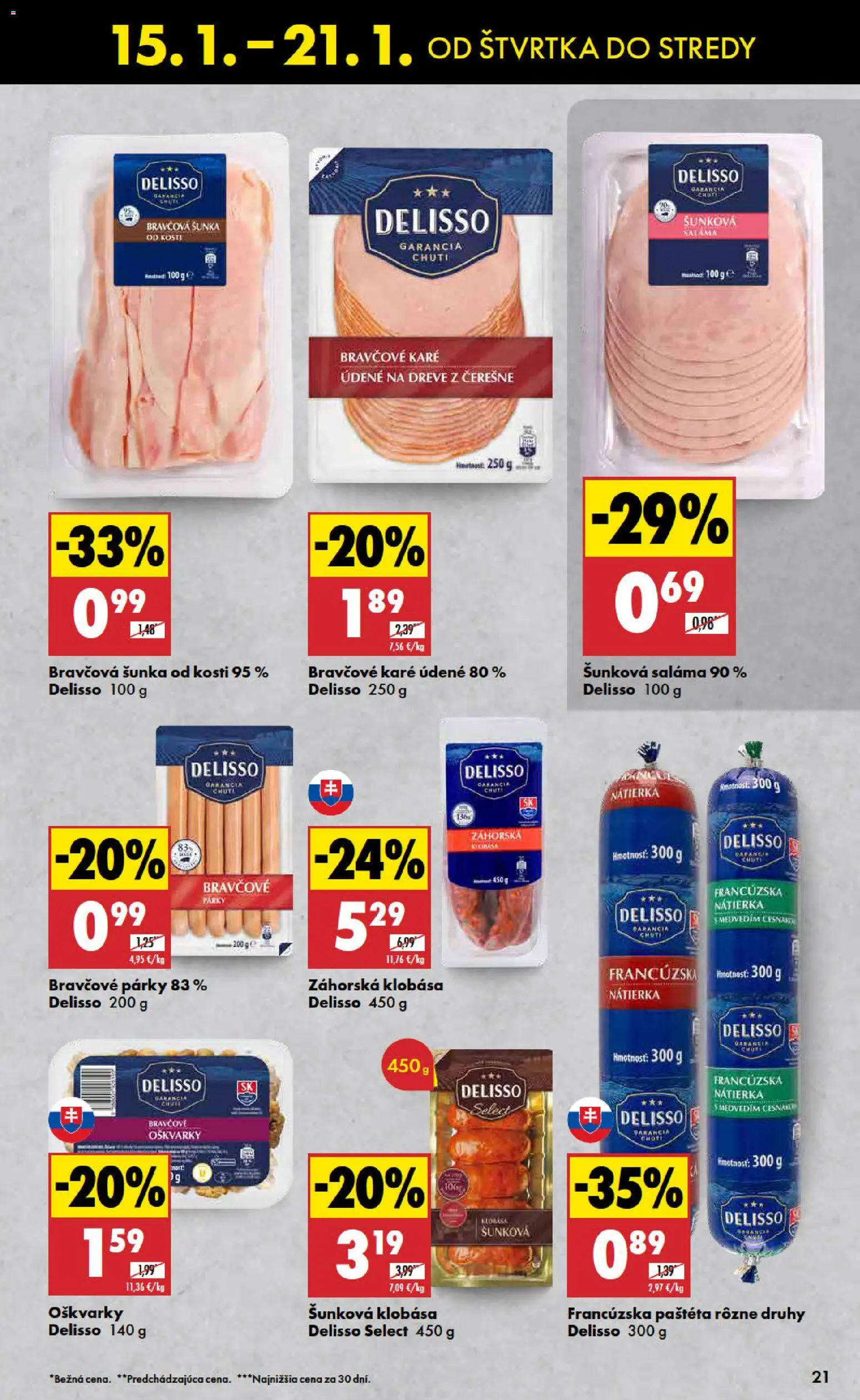 Nové Biedronka akcie – leták je platný od 15.01.2026 | Strana: 21 | Produkty: Monitor, Klobása, Čerešne