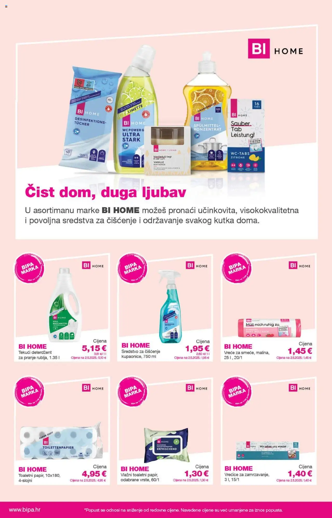 Bipa katalog | vrijedi od 07.08.2025 | Stranica: 12 | Proizvodi: Sredstva za čiščenje, Deterdžent, Tekući deterdžent