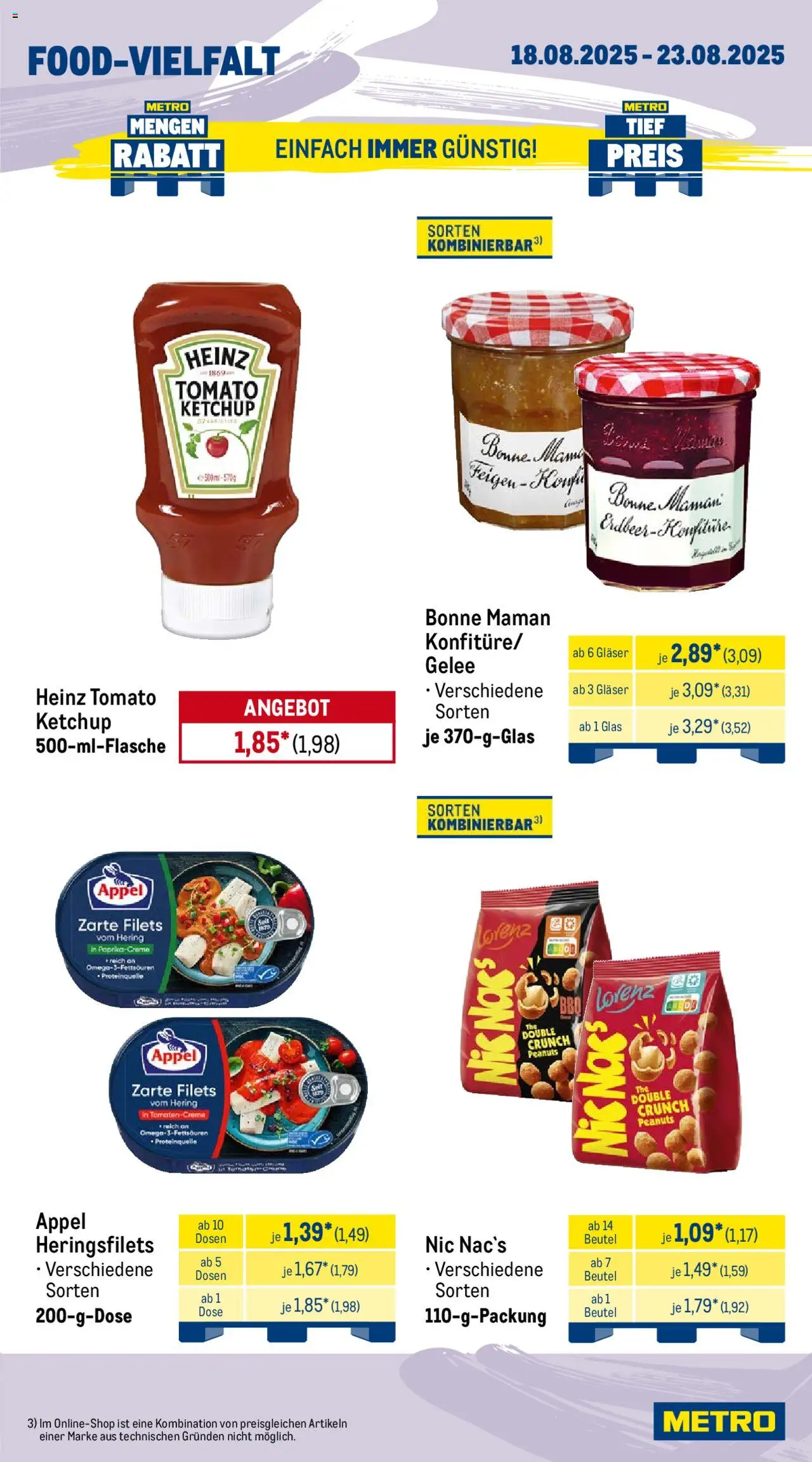 Metro Prospekt 	 - gültig ab dem 18.08.2025 | Seite: 11 | Produkte: Ketchup, Bonne maman
