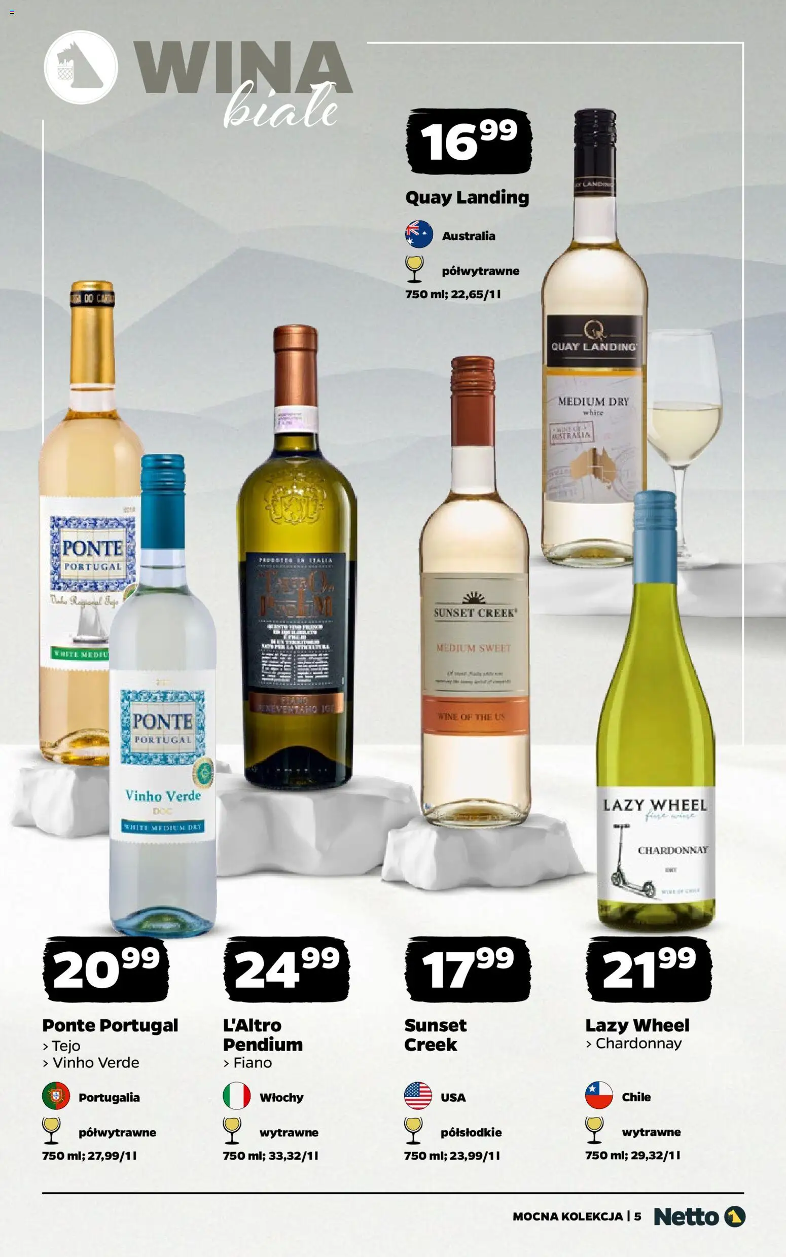 Netto gazetka - Wina od 19.01.2026 | Strona: 5 | Produkty: Chardonnay