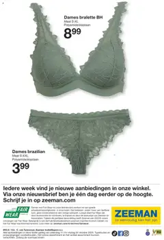 Zeeman folder - Voorbeeld van een folder van Zeeman, geldig van 11.10.2025 | Pagina: 20