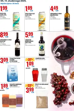 Katalog Eurospin - Pregled kataloga iz trgovine Eurospin, vrijedi od 05.11.2025 | Stranica: 5 | Proizvodi: Pivo, Peleti, Lampion, Borovnice