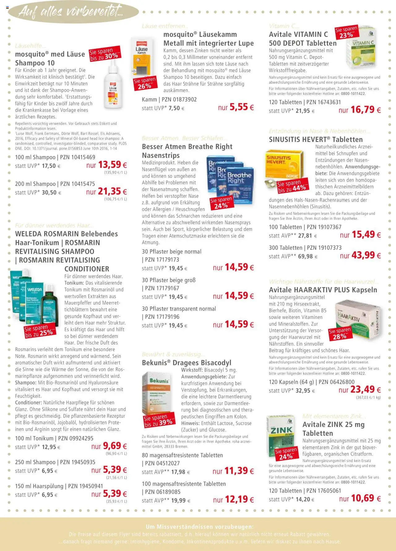 Apotal Prospekt Sonderpost – gültig ab 01.10.2025 | Seite: 3 | Produkte: Duft, Shampoo, Haarspülung, Zucker