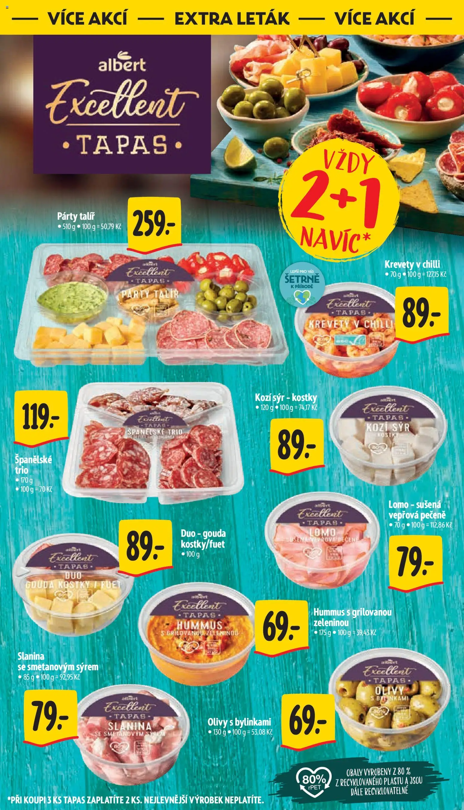 Albert leták - Supermarket od 27.12.2025 | Strana: 28 | Produkty: Hummus, Vepřová pečeně, Olivy, Kostky