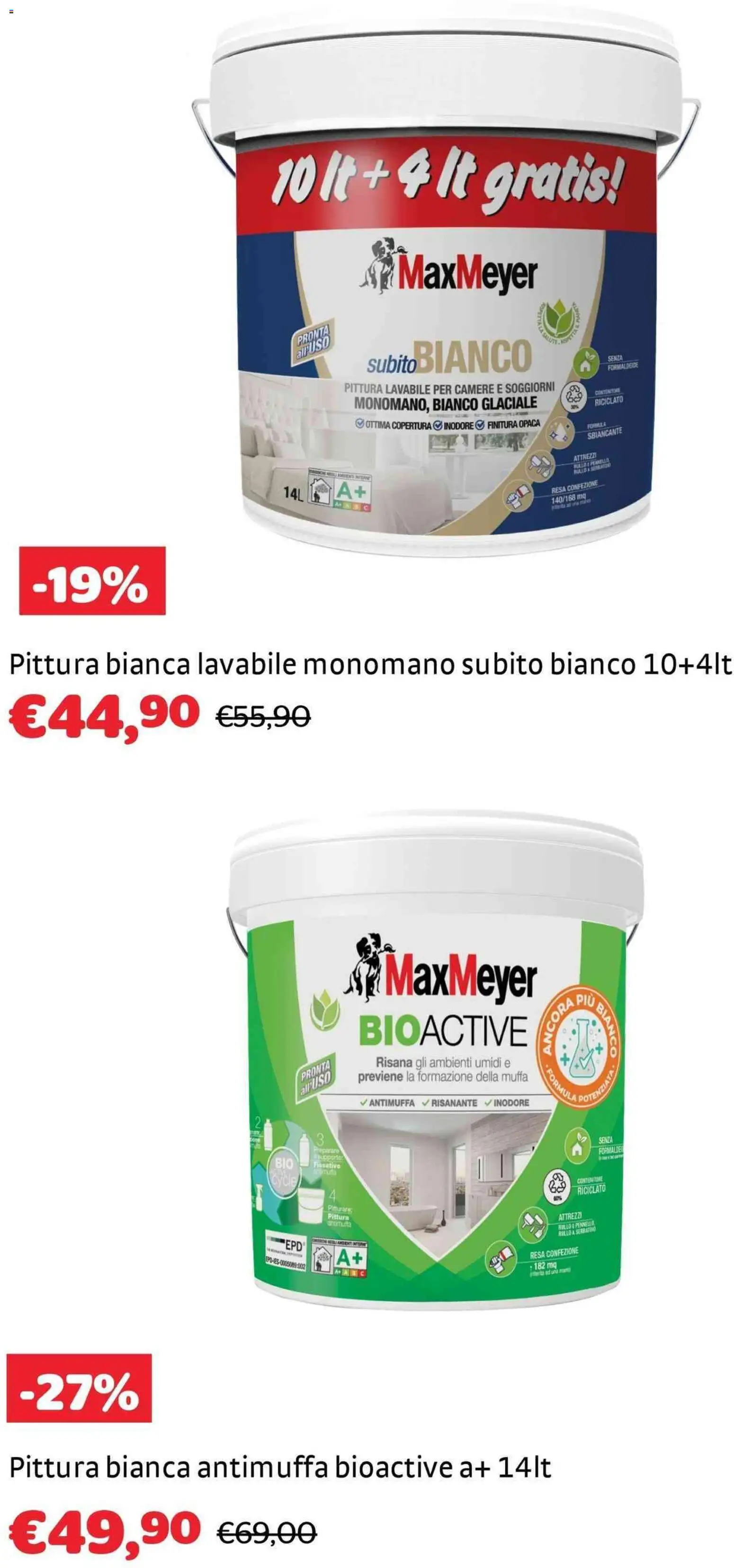 Volantino Brico Center del 02.01.2026 | Pagina: 27 | Prodotti: Rullo, Pittura, Contenitore