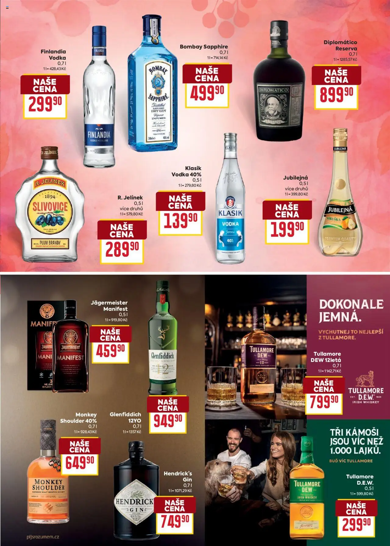 Billa katalog - Podzimní nápoje 2 od 01.10.2025 | Strana: 15 | Produkty: Vodka, Brandy, London dry gin, Slivovice