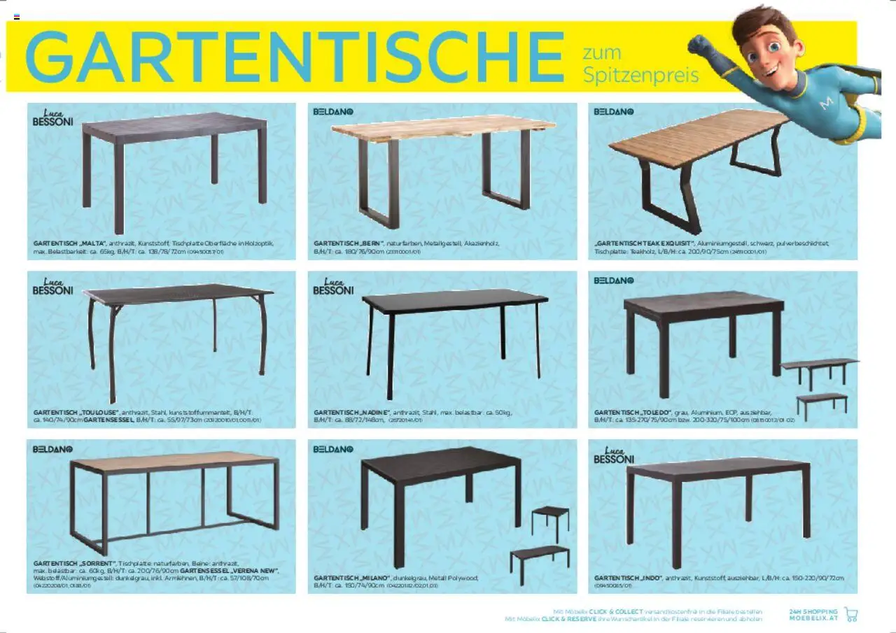 Möbelix Gartenmöbelprospekt gültig ab 10.03.2025 | Seite: 23