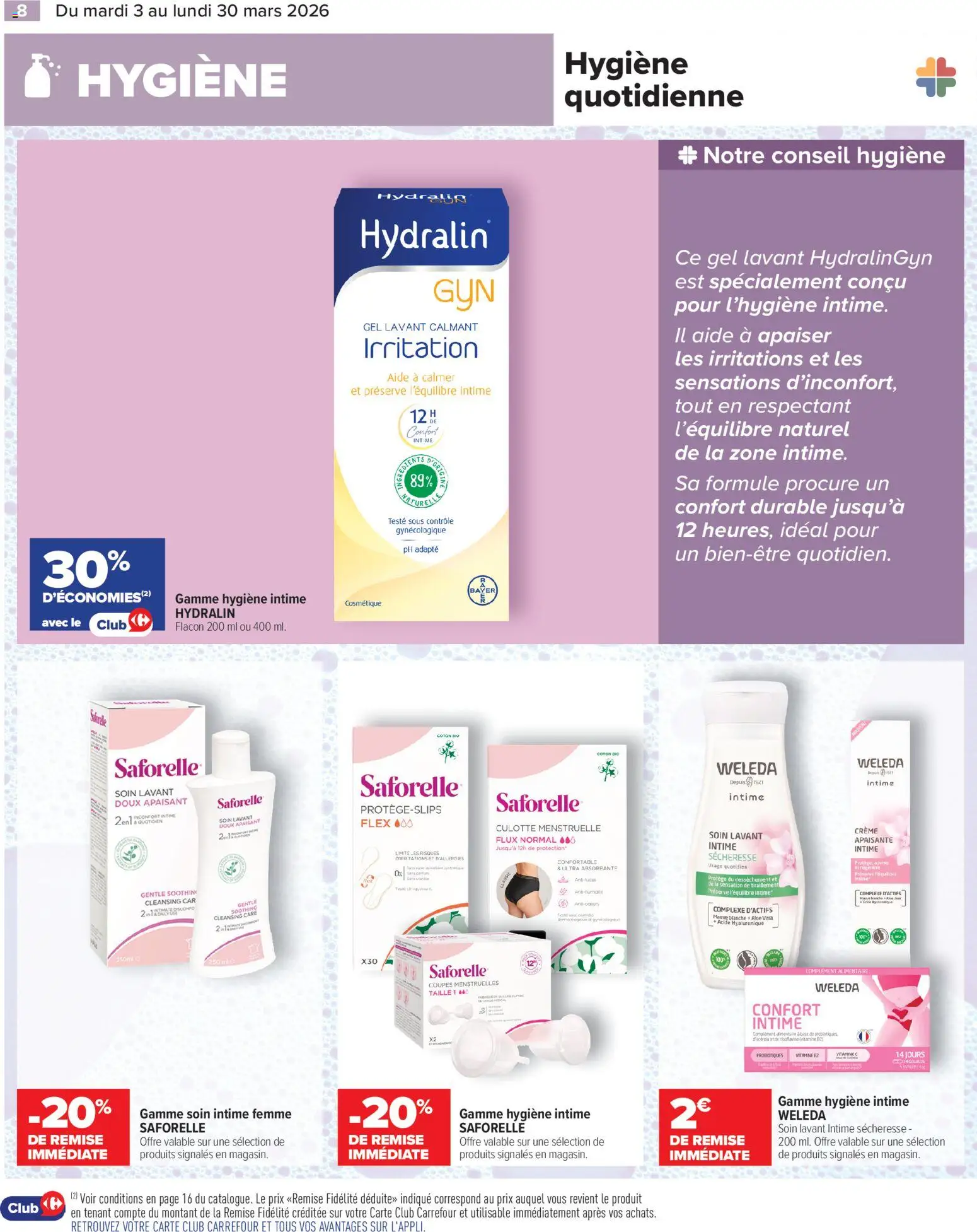 {H1} | Page: 8 | Produits: Base, Coton, Parfum, Crème