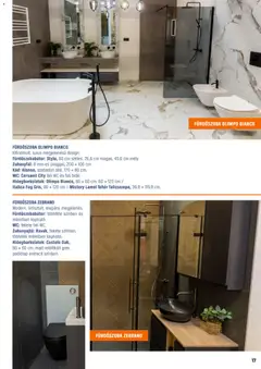 OBI - Designstúdió magazin - amely érvényes a következő dátumtól: 08.01.2026 | Oldal: 17 | Termékek: Padlólap, Gres, WC, Fürdőszoba