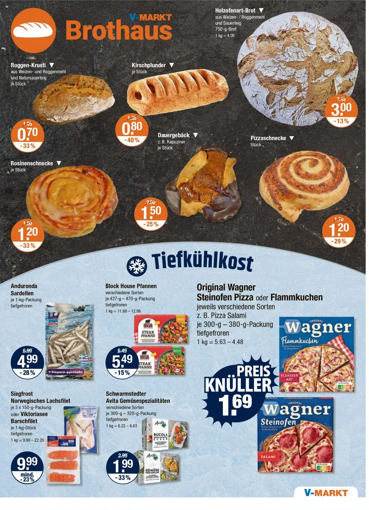 V-Markt - Oberpfalz – gültig ab 18.09.2025 | Seite: 9 | Produkte: Rucola, Gemüse, Salami, Steak