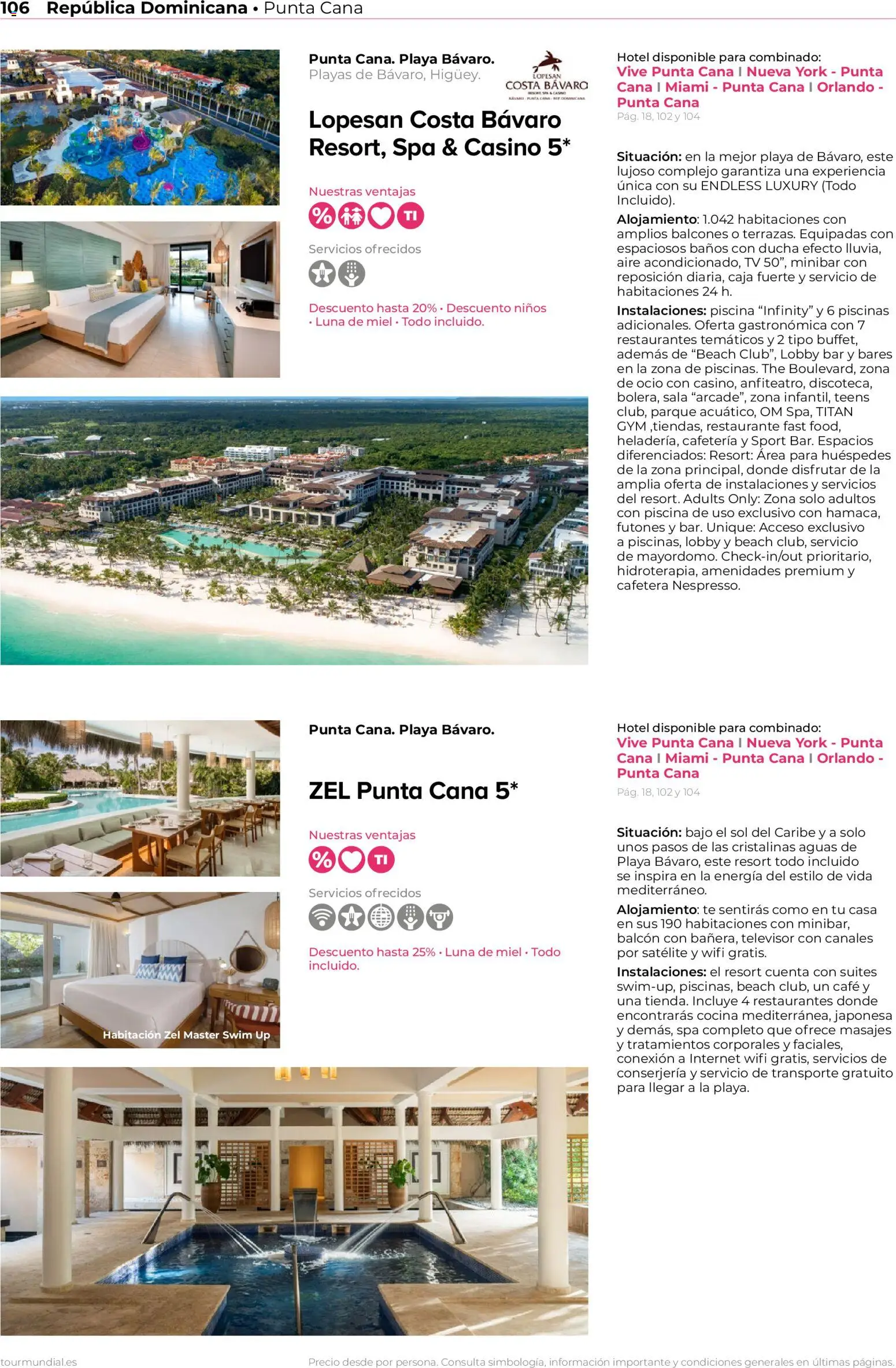 Viajes El Corte Inglés Norteamérica y Caribe │ válido desde el 01.01.2026 | Página: 106 | Productos: Satélite, Cafetera, Caja, Ducha