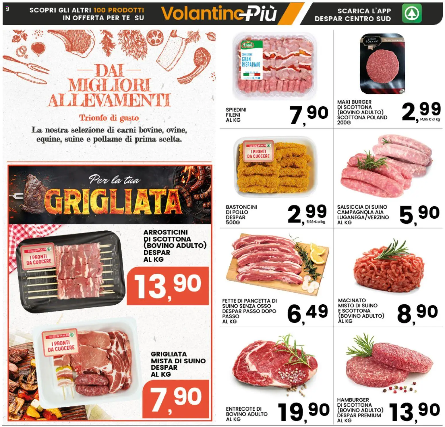 Volantino Interspar del 25.03.2026 | Pagina: 13 | Prodotti: Pollo, Pancetta, Suino, Salsiccia