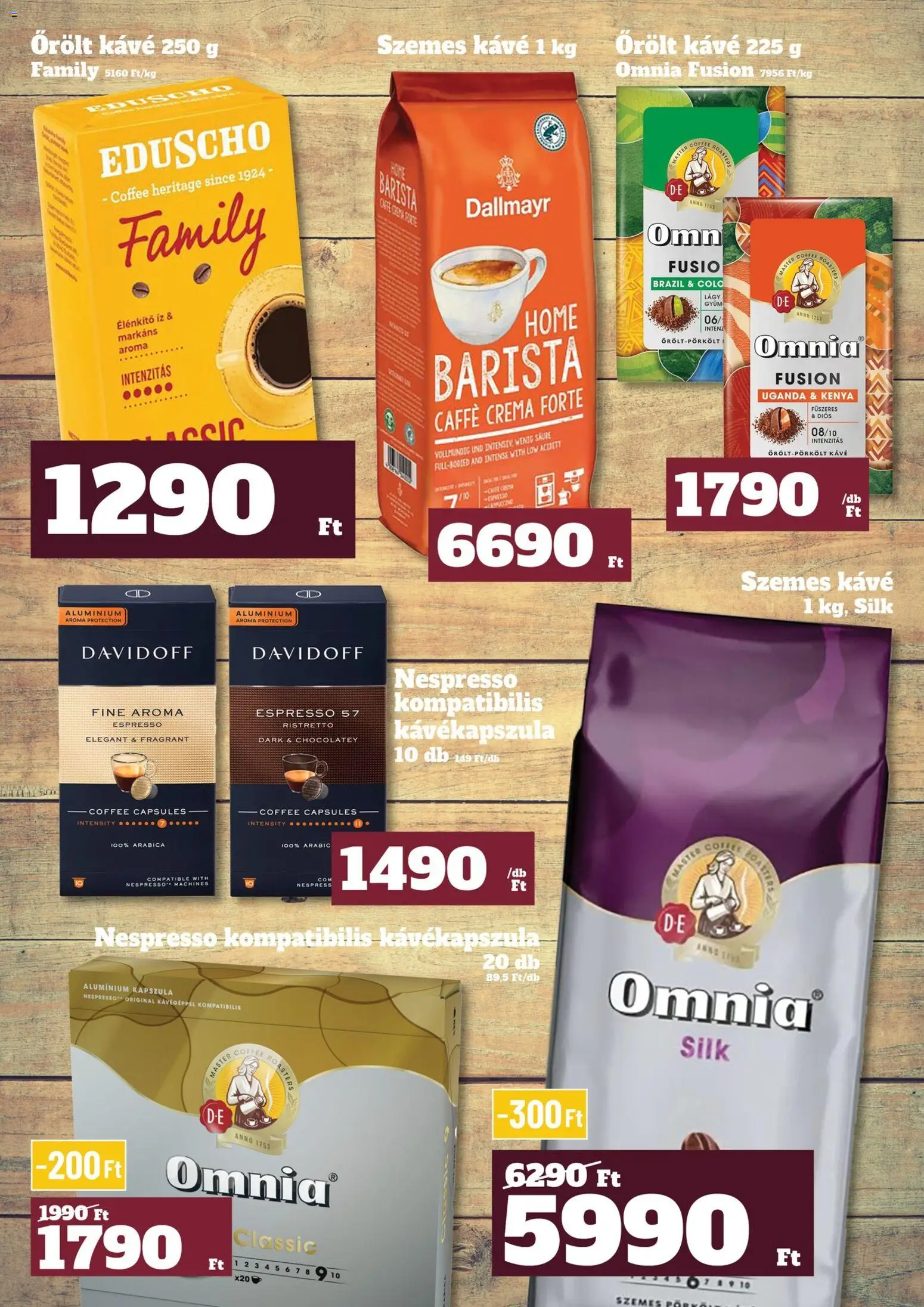Family Diszkont akciós ujság - amely érvényes a következő dátumtól: 13.11.2025 | Oldal: 27 | Termékek: Kávékapszula, Kávé, Szemes kávé, Őrölt kávé