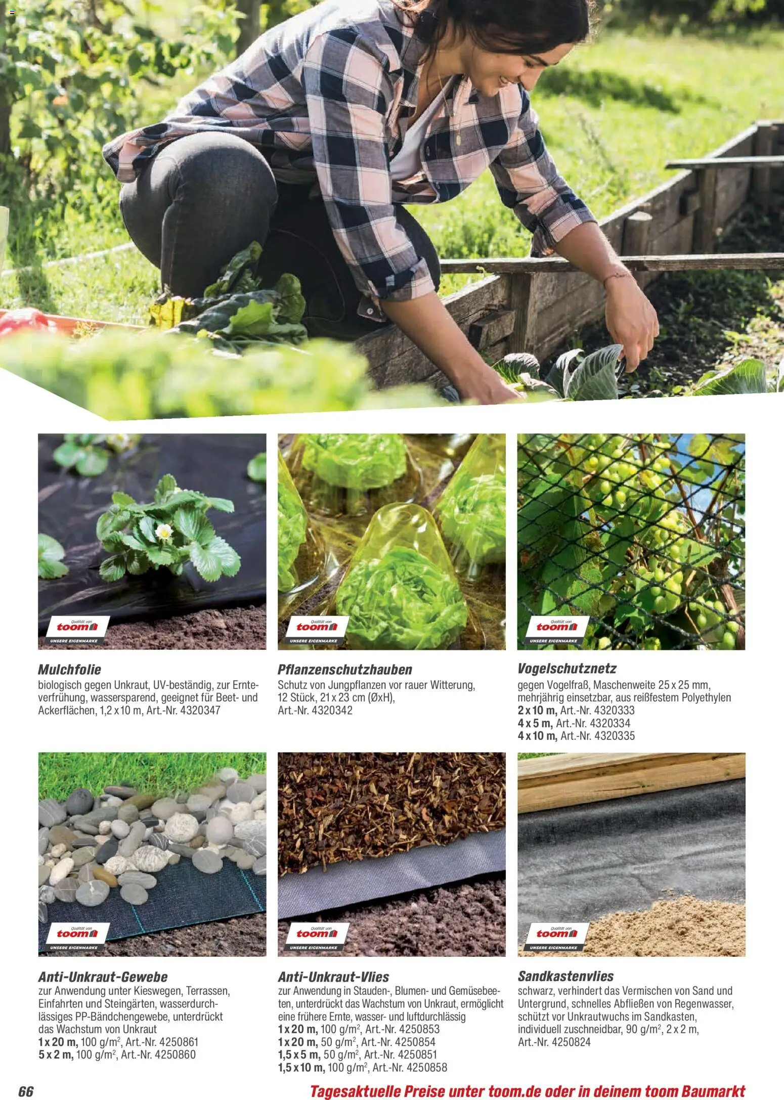 Toom Baumarkt Gartenpflege & Teich 2026 – gültig ab 20.02.2026 | Seite: 66 | Produkte: Blumen, Wasser