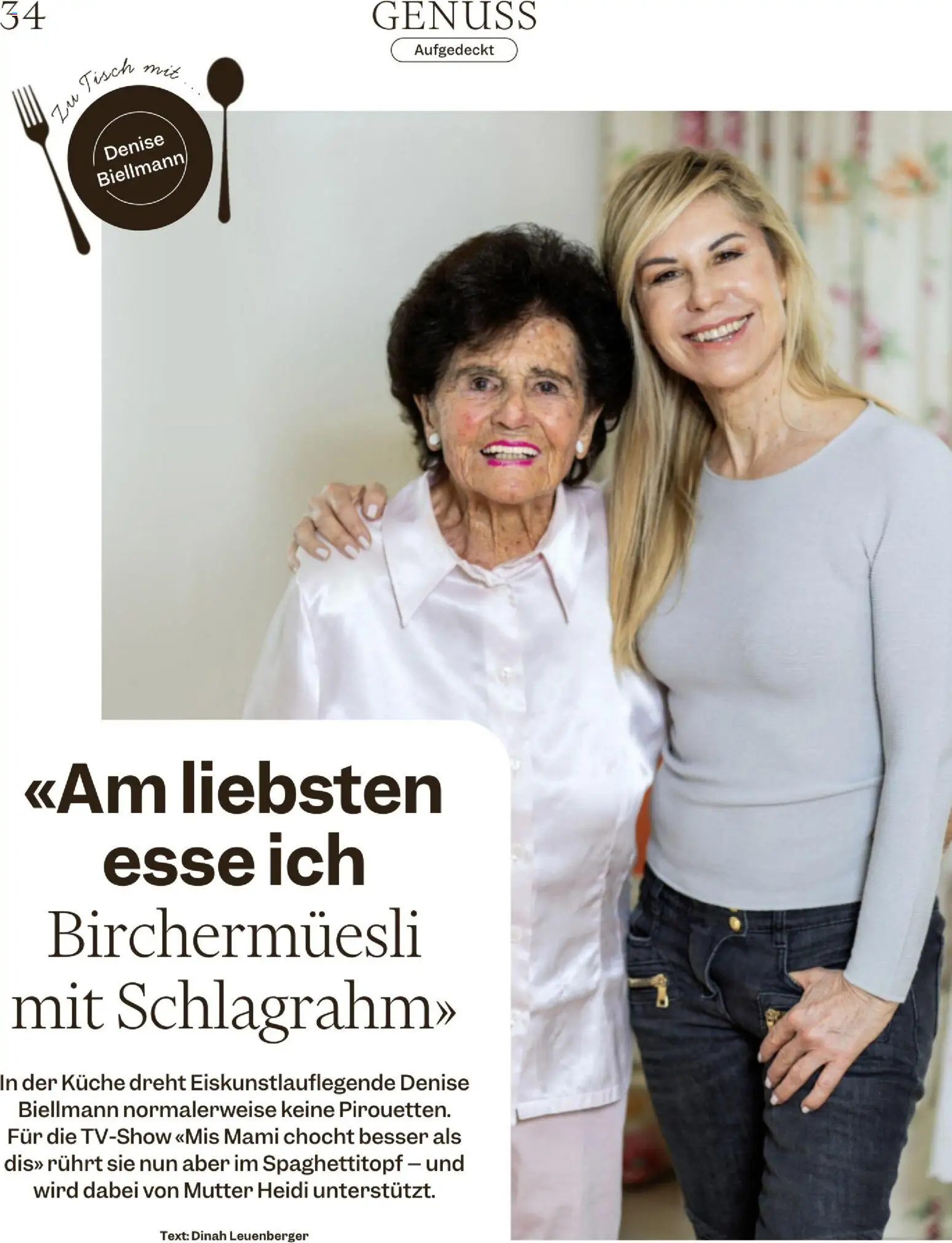 Migros Magazin – gültig ab 24.11.2025 | Seite: 34 | Produkte: Tisch, Schlagrahm