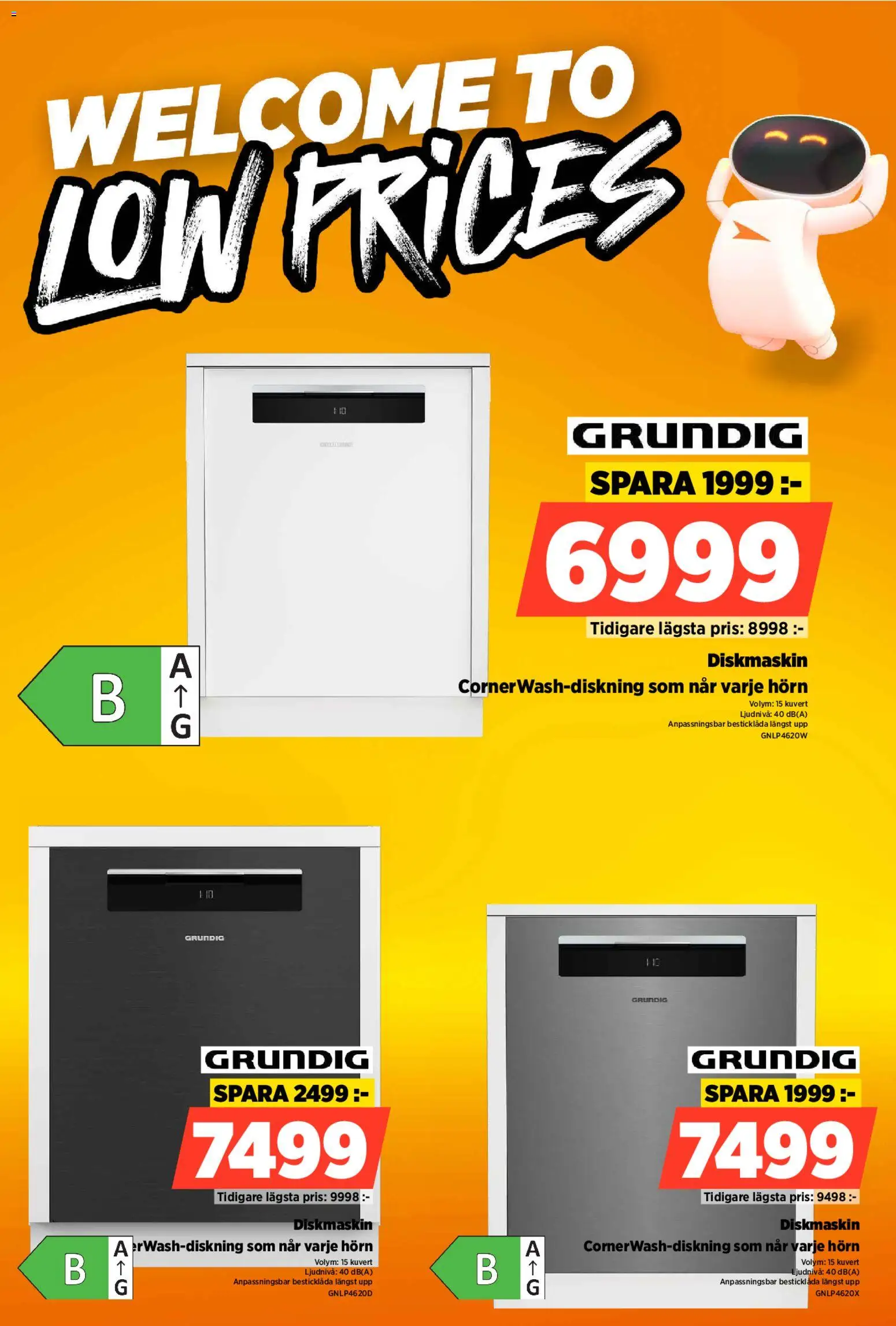 Power reklamblad aktuell från 02.03.2026 | Sida: 16 | Produkter: Diskmaskin, Kuvert