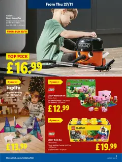 Preview of Lidl - Lidl Weekly valid from 27.11.2025 | Page: 7 | Products: Box, Toy, Lego