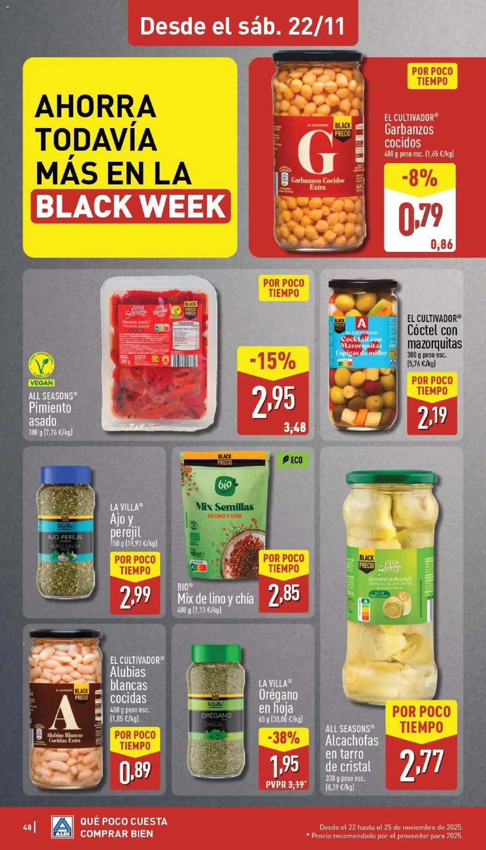Aldi folleto Canarias │ válido desde el 17.11.2025 | Página: 48 | Productos: Κάδος απορρυμάτων, Peso